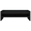 Soporte Para Monitor Madera Maciza De Pino Negro 50x24x16 Cm