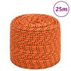 Cuerda De Barco Polipropileno Naranja 6 Mm 25 M