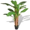 Árbol Bananero Artificial Con Macetero 175 Cm Verde