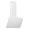 Campana Extractora De Pared Acero Vidrio Templado Blanco 60 Cm