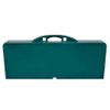 Set Mesa Plegable De Camping Y 4 Taburetes Aluminio Verde Claro