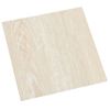 Tarimas De Suelo Autoadhesivas 20 Uds Pvc Beige 1,86 M²