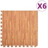 Alfombrillas De Goma Eva Vetas De Madera 54 Uds 2,16 ㎡