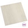 Tarimas De Suelo Autoadhesivas 20 Uds Pvc Beige 1,86 M²