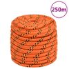 Cuerda De Barco Polipropileno Naranja 16 Mm 250 M