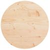 Tablero De Mesa Redondo Madera Maciza De Pino Ø40x3 Cm