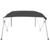 Toldo Bimini De 4 Arcos Gris Antracita 243x196x137 Cm