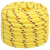 Cuerda De Barco Polipropileno Amarillo 20 Mm 100 M