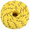 Cuerda De Barco Polipropileno Amarillo 20 Mm 100 M