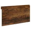 Mesa De Pared Plegable Contrachapada Roble Ahumado 100x60x56 Cm