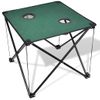 Mesa Plegable Para Camping, Color Verde Oscuro