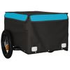 Remolque Para Bicicleta Hierro Negro Y Azul 30 Kg