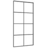 Puerta Corredera Set Herrajes Vidrio Esg Aluminio 102,5x205 Cm