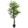 Ficus Artificial Con 378 Hojas Verde 80 Cm