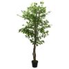 Ficus Artificial Con 378 Hojas Verde 80 Cm