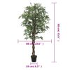 Arce Artificial Con 224 Hojas Verde 80 Cm