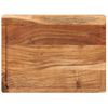 Tabla De Cortar Madera Maciza De Acacia 43x32x3,5 Cm