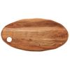 Tabla De Cortar Madera Maciza De Acacia 50x25x2,5 Cm