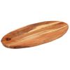 Tabla De Cortar Madera Maciza De Acacia 50x25x2,5 Cm