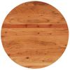 Tablero De Mesa Redondo Madera Maciza De Acacia Ø80x2,5 Cm