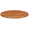 Tablero De Mesa Redondo Madera Maciza De Acacia Ø80x2,5 Cm