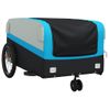 Remolque Para Bicicleta Hierro Negro Y Azul 45 Kg