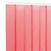 Tira De Cortina Para Puertas Pvc Rojo 200x1,6 Mm 50 M