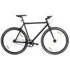 Bicicleta De Piñón Fijo Negro 700c 55 Cm