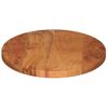 Tablero De Mesa Ovalado Madera Maciza De Acacia 100x40x2,5 Cm