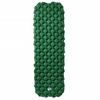 Colchón Inflable De Camping Para 1 Persona Verde 190x58x6 Cm