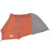 Tienda Familiar Con Cúpula Para 6 Personas Impermeable Naranja