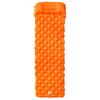 Colchón De Camping Inflable Con Almohada 1 Persona Naranja