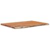 Tablero Rectangular Madera De Acacia Borde Vivo 80x60x2,5 Cm