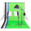 Kit Iluminación De Estudio Fotográfico Con Fondos Y Reflector