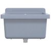 Fregadero Lavabo De Pared Resina Gris 40x40x24 Cm