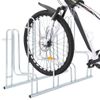 Soporte Para 4 Bicicletas Suelo Independiente Acero Galvanizado