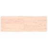 Tablero De Mesa Madera Maciza Borde Natural 120x40x(2-4) Cm