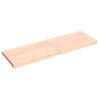 Tablero De Mesa Madera Maciza Borde Natural 120x40x(2-4) Cm