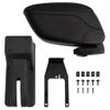 Reposabrazos Para Coche Abs Negro 12x29x(32-46) Cm