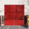 Tira De Cortina Para Puertas Pvc Rojo 300x2,6 Mm 25 M