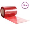 Tira De Cortina Para Puertas Pvc Rojo 300x2,6 Mm 25 M