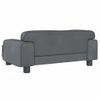 Cama Para Perros De Terciopelo Gris Oscuro 70x45x30 Cm