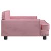 Cama Para Perros De Terciopelo Rosa 90x53x30 Cm