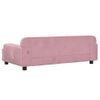 Cama Para Perros De Terciopelo Rosa 90x53x30 Cm