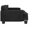 Cama Para Perros De Terciopelo Negra 70x45x30 Cm