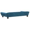 Cama Para Perros De Terciopelo Azul 100x50x21 Cm