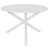 Juego De Muebles De Comedor 5 Piezas Mdf Blanco