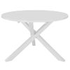 Juego De Muebles De Comedor 5 Piezas Mdf Blanco