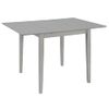 Juego De Muebles De Comedor 5 Piezas Mdf Gris