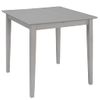 Juego De Muebles De Comedor 5 Piezas Mdf Gris